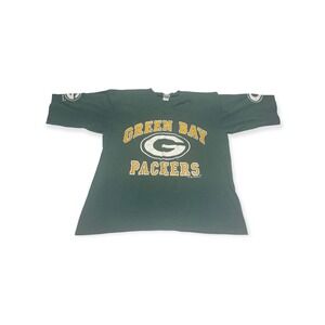VTG 1992 Competitor Green Bay Packers NFL Football Single Stitch T-Shirt Size L